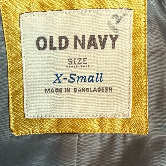 Old Navy Women's XS Charcoal Grey Peacoat Double Breasted Wool - Picture 2 of 7